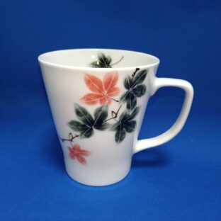 波佐見焼 政右エ門窯 手描きマグカップ「カフェカップ　大」