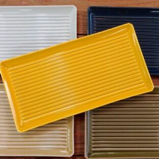 波佐見焼 グルーヴ長角皿